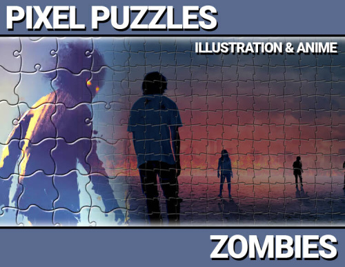 Pixel Puzzles Illustrations & Anime - Jigsaw Pack: Zombies (PC)