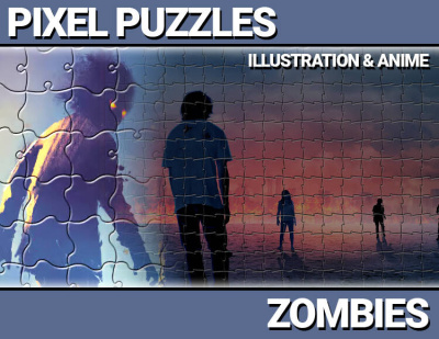 Pixel Puzzles Illustrations & Anime - Jigsaw Pack: Zombies (PC)