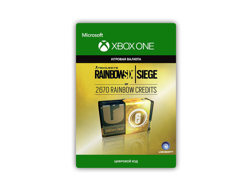 Игровая валюта Tom Clancy's Rainbow Six Siege: 2670 Credits (Xbox One + Xbox Series X|S) (RU)