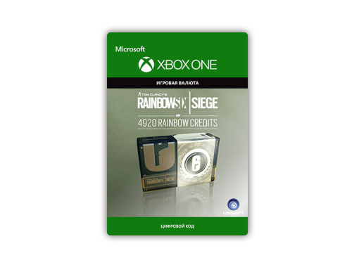 Игровая валюта Tom Clancy's Rainbow Six Siege: 4920 Credits (Xbox One + Xbox Series X|S) (RU)
