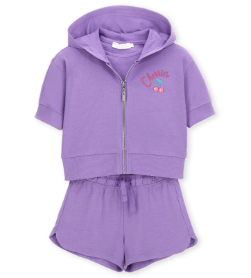 Комплект (майка+шорты+толстовка) для девочки