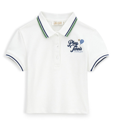 Футболка-поло для девочки