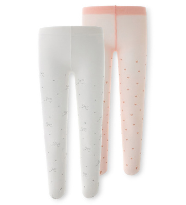 Колготки, 2 пары для девочки