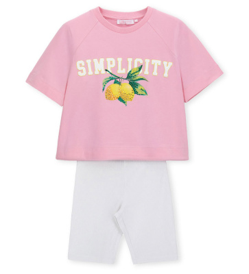 Комплект (футболка+шорты) для девочки