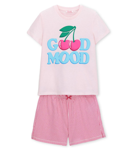 Пижама с коротким рукавом для девочки