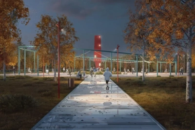 Скейт-парк и всесезонную горку откроют в парке Мирного / ЯСИА   