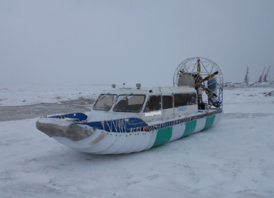 В районах Якутии начинаются перевозки судами на воздушной подушке / ЯСИА   