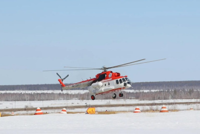 После капремонта в Якутию вернулся вертолет Ми-8МТВ / ЯСИА   