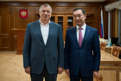 Глава Якутии Айсен Николаев провел встречу с Маратом Хуснуллиным / ЯСИА   