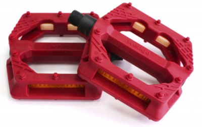 Педали платформы Wellgo B223N нейлоновые (красный)