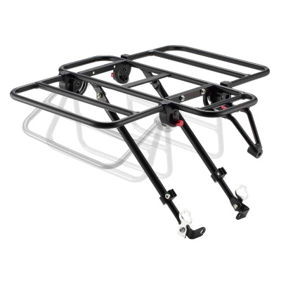Передний багажник под v-brake тормоза Ostand CD-266F 26"-29" с дополнительным расширением (черный)