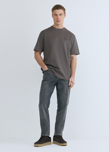 Зауженные джинсы с эластаном, Серый