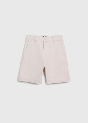 Короткие шорты из хлопка, Бежевый