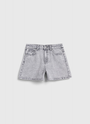 Джинсовые шорты для девочек, Серый