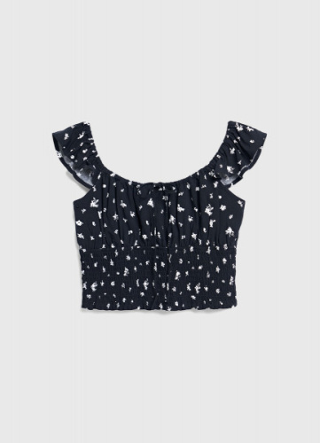 Топ для девочек, Черный