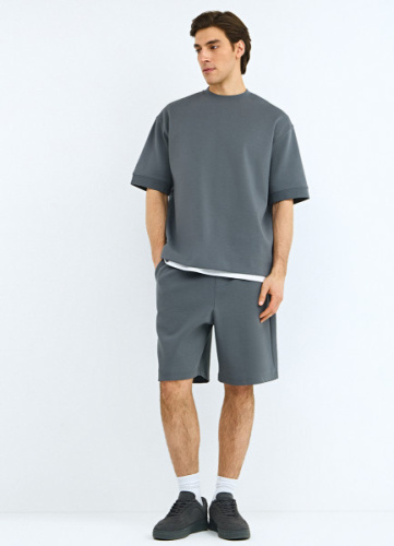 Трикотажные шорты, Серый