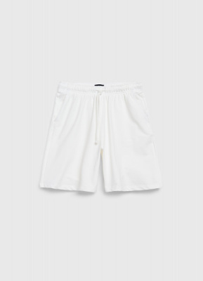 Трикотажные шорты, Белый