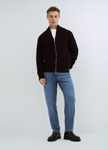 Зауженные джинсы с эластаном, Синий