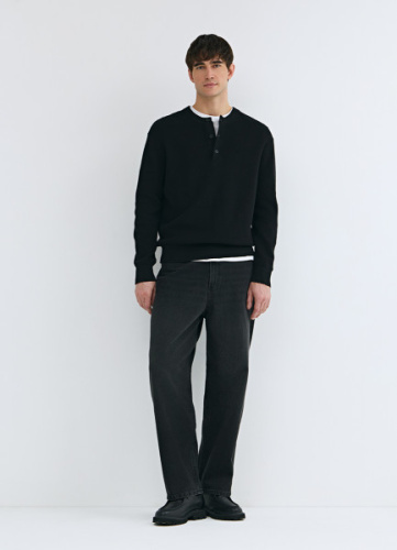 Свободные джинсы Багги, Серый