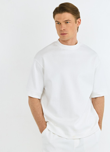 Футболка из плотного хлопка, Белый