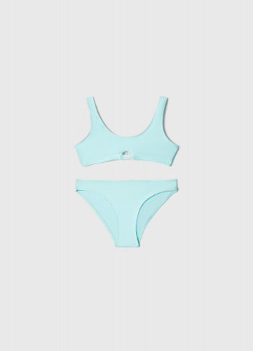 Купальник раздельный для девочек, Голубой