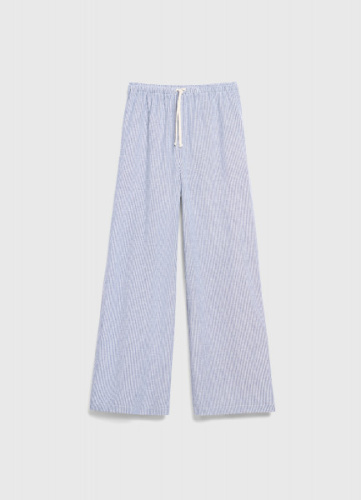Брюки изо льна для девочек, Синий