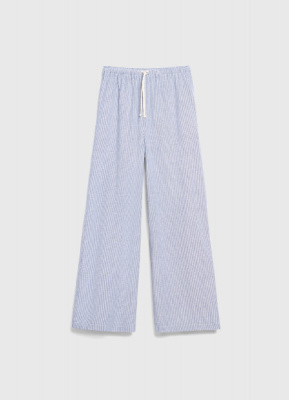 Брюки изо льна для девочек, Синий