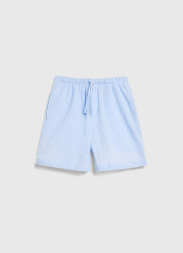 Шорты из муслина для девочек, Голубой