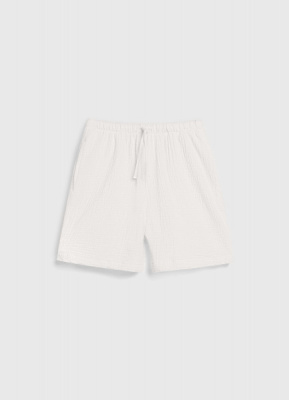 Шорты из муслина для девочек, Белый