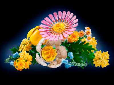 Коллекционные наборы 10347 Конструктор Миниатюрный солнечный букет