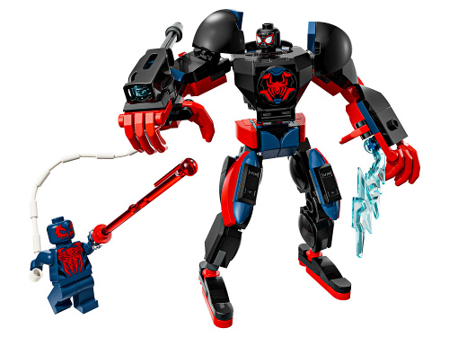 Super Heroes 76337 Конструктор Майлза Моралес против Человека-паука 2099