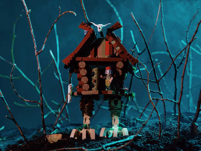 Сказки AB-1201 Конструктор Избушка Бабы-Яги