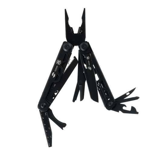 Мультитул Stinger 113 х 19 мм, 19 функций, сталь 440A/420A, черный, нейлоновый чехол