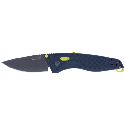 Полуавтоматический складной нож SOG Aegis Mk3 Indigo-Acid, сталь D2, рукоять GRN