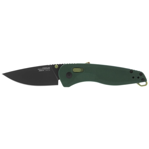 Полуавтоматический складной нож SOG Aegis Mk3 Forest+Moss, сталь D2, рукоять зеленый GRN