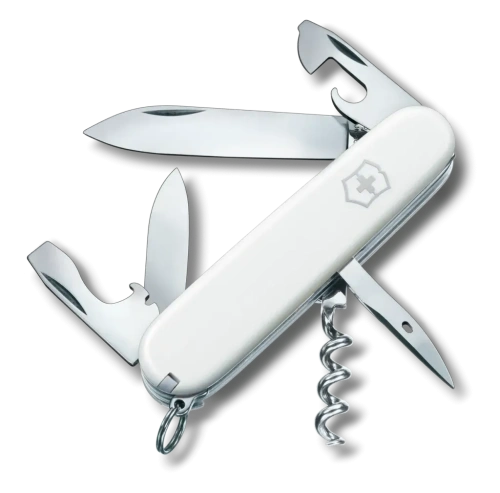 Нож перочинный Victorinox Spartan, сталь X55CrMo14, рукоять Cellidor®, белый, 12 функций, 91мм
