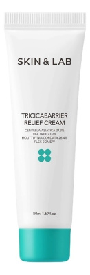 Крем для лица с экстрактами центеллы азиатской и чайного дерева Tricicabarrier Relief Cream 50мл