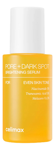 Сыворотка для лица выравнивающая тон кожи Pore + Dark Spot Brightening Serum 30мл