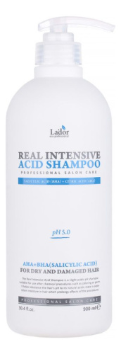Кислотный шампунь для сухих и поврежденных волос Real Intensive Acid Shampoo: Шампунь 900мл
