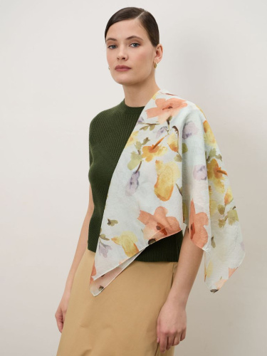 Платок из вискозы 12090 Flo желто-оранжевый