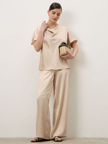 Брюки из района 50119 бежевые