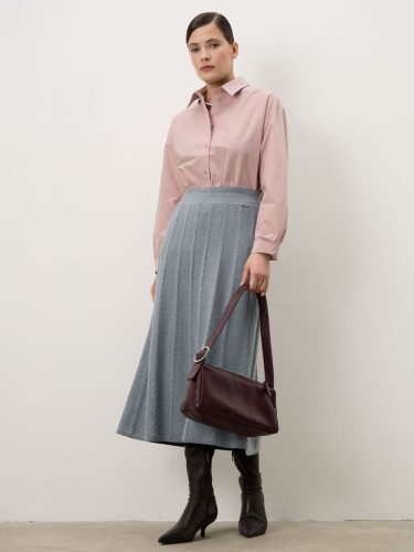 Юбка из кашемира 07128 океан