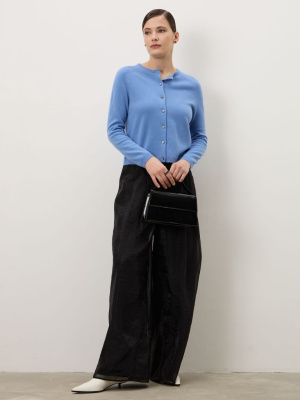 Кардиган из кашемира женский 07-25-200-0C голубой