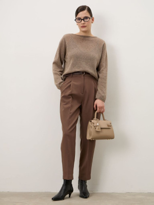 Джемпер из кашемира женский 01-24-204-0С капучино