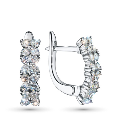 Серьги из серебра э0612сг07173700