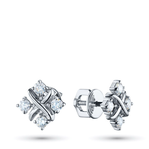 Пусеты из серебра э0612пс07191300