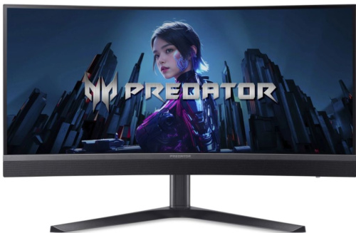 Монитор 34" Acer Predator X34V3bmiiphuzx UM.CXXEE.301 3440x1440 mini-LED, 21:9, VA, 1000cd, 4000:1, 100M:1, 1ms, 178/178, DP, 2*HDMI, USB Type-C, audi