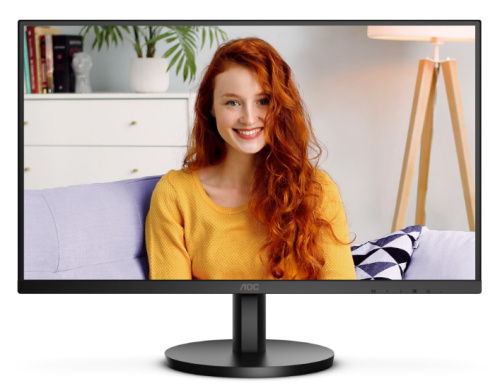 Монитор 27" AOC 27B3HMA2 1920х1080, WLED, 16:9, VA, 250cd, 3000:1, 20M:1, 4ms, 178/178, VGA, HDMI, 100Hz, Speakers, Tilt, Внутр, VESA, Black, 3y