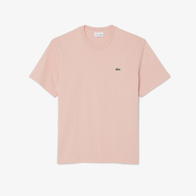 Мужская хлопковая футболка Lacoste с коротким рукавом