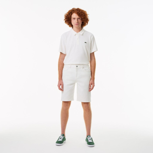 Мужские джинсовые шорты Lacoste приталенного кроя